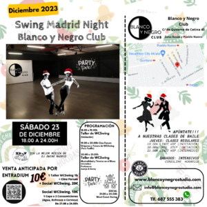 Clases Baile y Eventos de West Coats Swing y Modern Swing en Madrid (Spain)