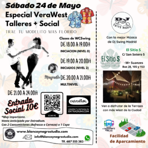 Academias, Clases y Eventos de Swing, Lindy Hop, Jazz Step, Rock & Roll y West Coast Swing en Madrid (Spain)