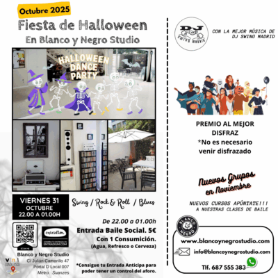 Academias, Clases de Baile y Eventos de Swing, Lindy Hop, Jazz Step, Rock & Roll y West Coast Swing en Madrid (Spain)