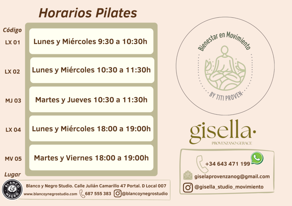 Clases y Eventos de Pilates y Yoga en Madrid