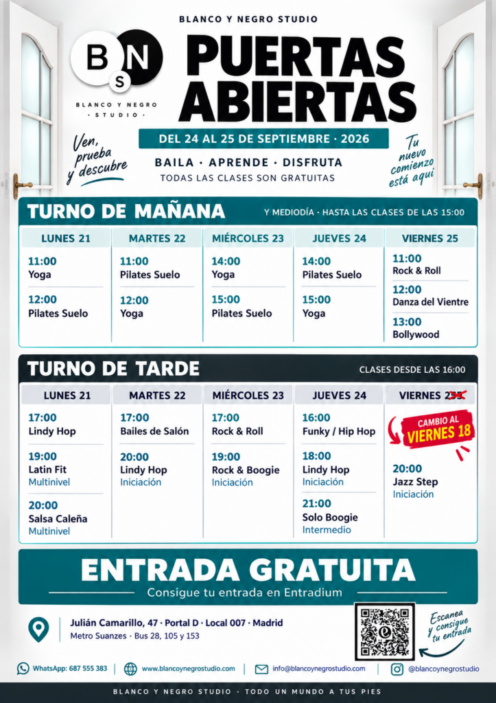 Academias, Clases de Baile, Eventos e Intensivos de Swing, Lindy Hop, Rock & Roll y Blues en Madrid (Spain)