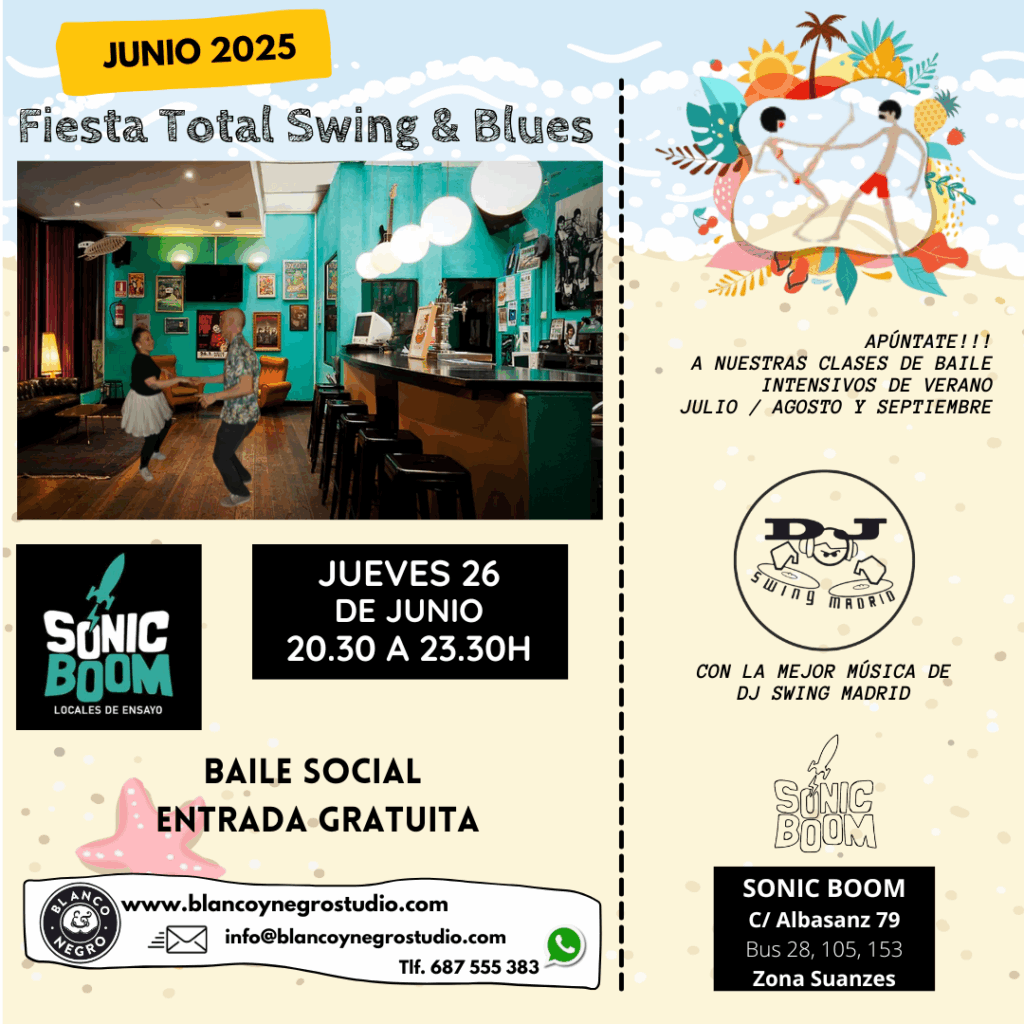 Academias, Clases de Baile y Eventos de Swing, Lindy Hop, Jazz Step y Rock & Roll en Madrid (Spain)