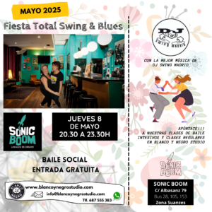 Academias, Clases y Eventos de Swing, Lindy Hop, Jazz Step, Rock & Roll y West Coast Swing en Madrid (Spain)