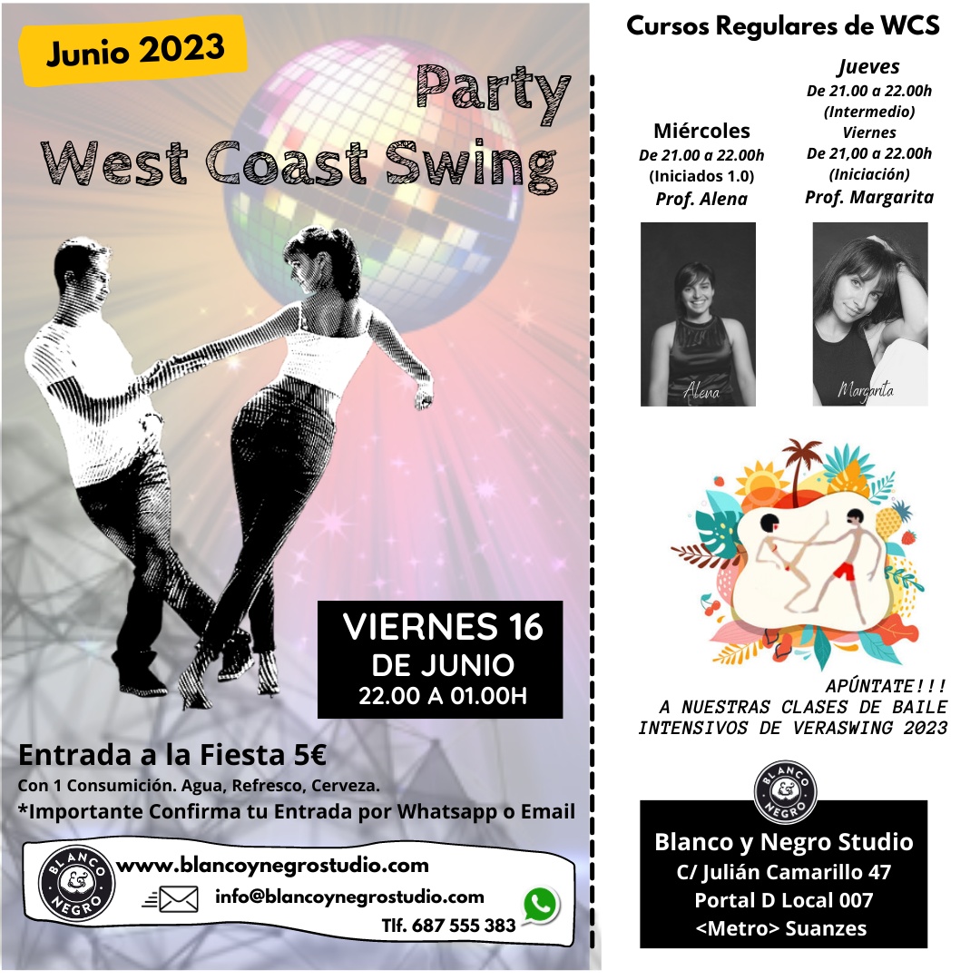 Clases y Eventos de West Coast Swing en Madrid